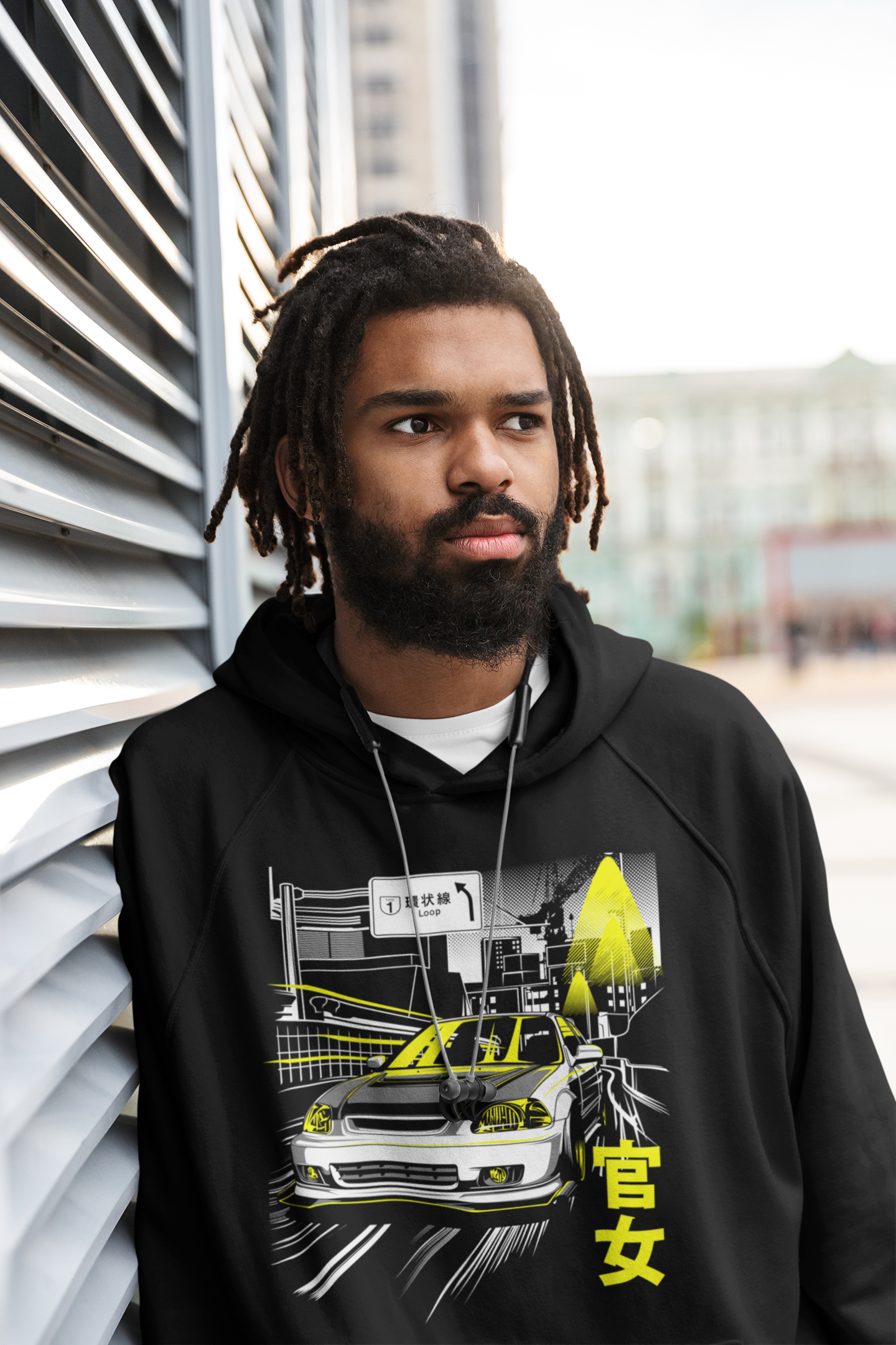 Civic EJ/EK Highway - Organic Fashion Hoodie