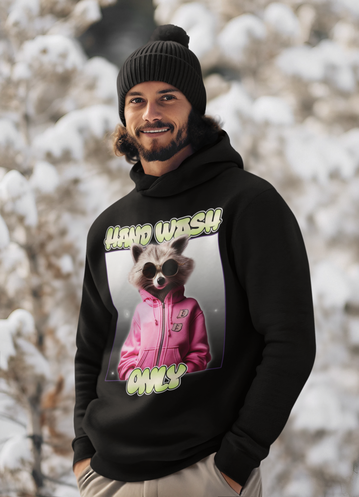 Hand Wash Only - Organic Fashion Hoodie