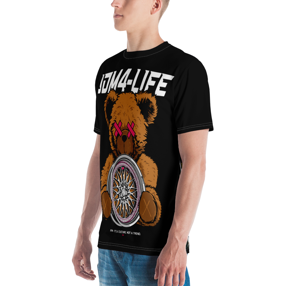 Herren-T-Shirt JDM4-Life Rim Teddy Allover