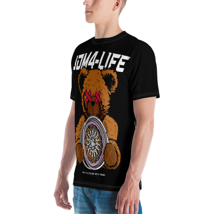 Herren-T-Shirt JDM4-Life Rim Teddy Allover