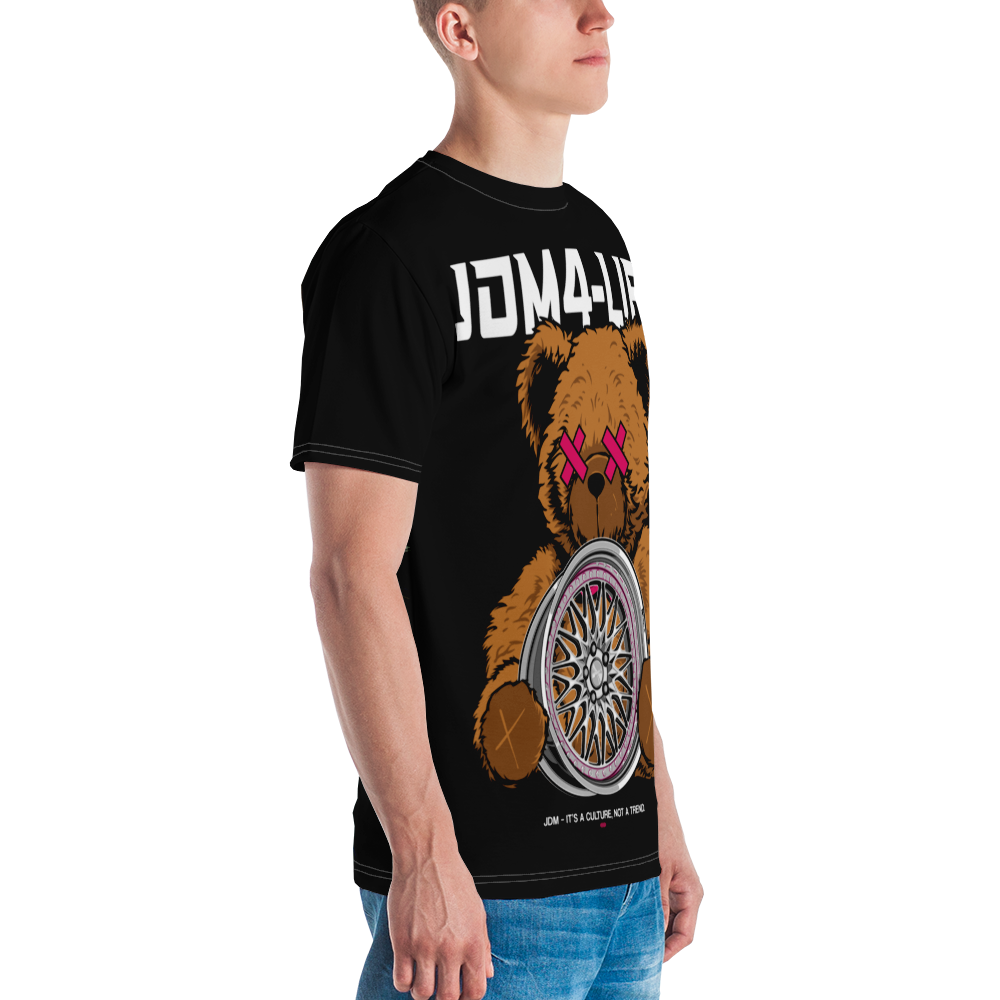 Herren-T-Shirt JDM4-Life Rim Teddy Allover