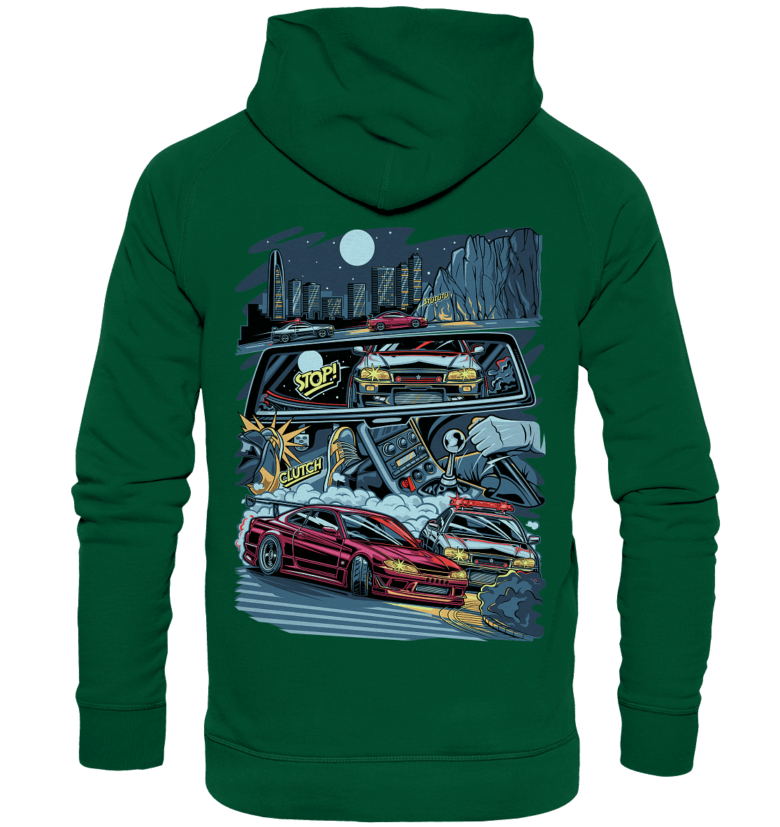 JDM4-Life Comic Pursuit - Basic Unisex Hoodie