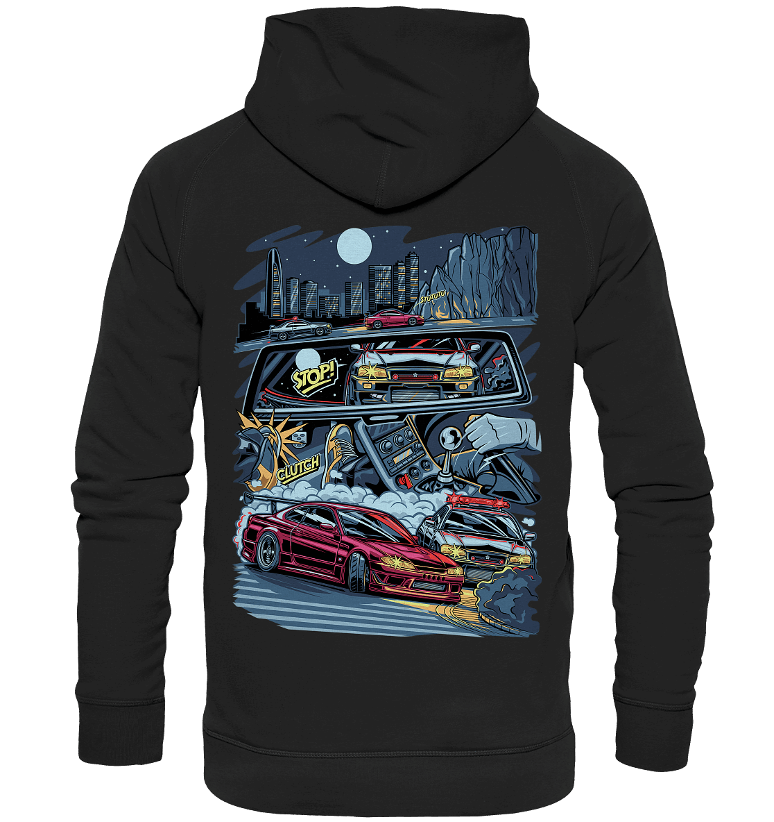 JDM4-Life Comic Pursuit - Basic Unisex Hoodie