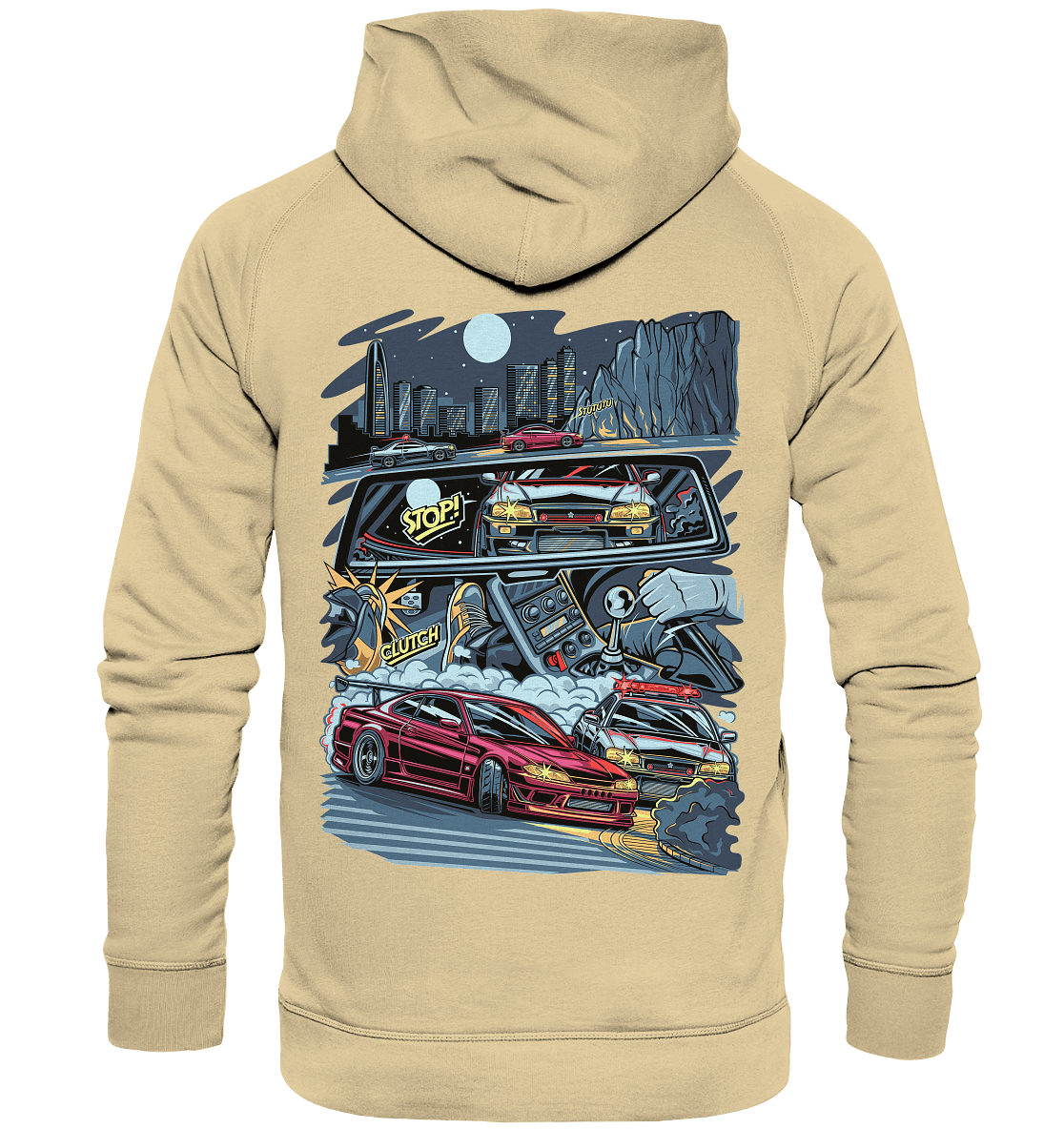 JDM4-Life Comic Pursuit - Basic Unisex Hoodie