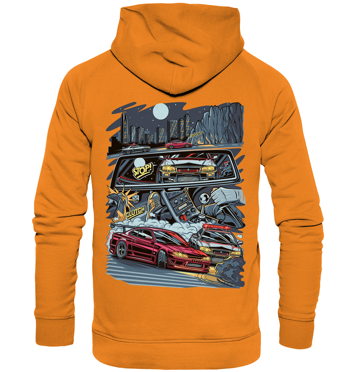 JDM4-Life Comic Pursuit - Basic Unisex Hoodie