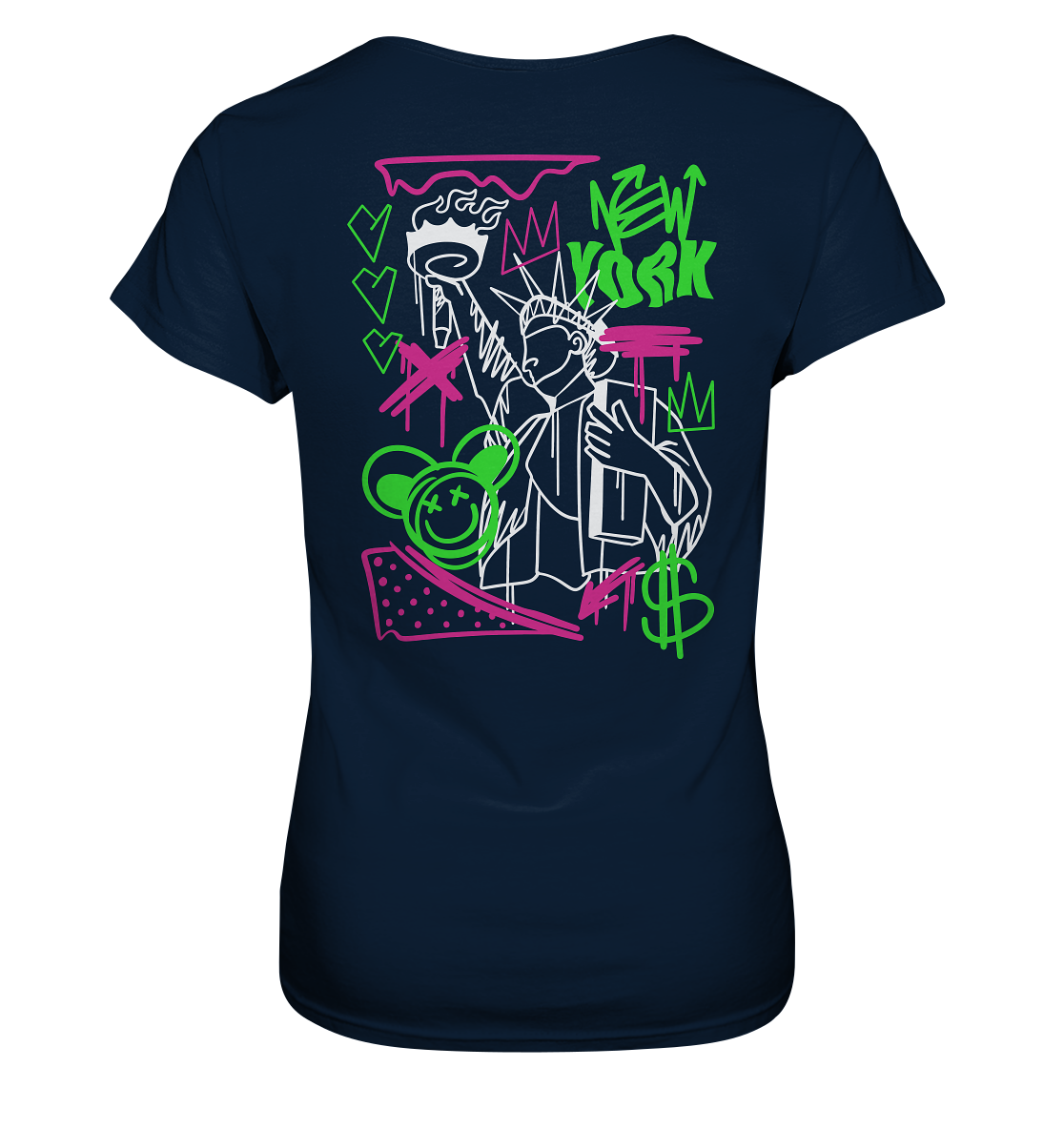 New York Graffiti Street - Ladies Premium Shirt