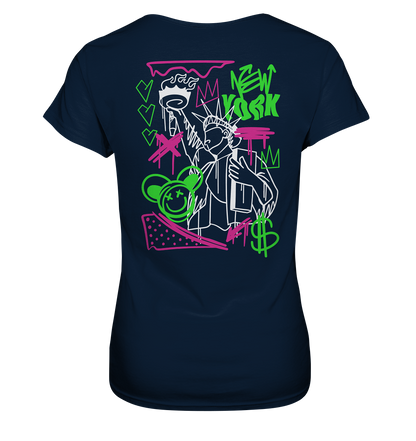 New York Graffiti Street - Ladies Premium Shirt