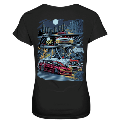 JDM4-Life Comic Pursuit - Ladies Premium Shirt