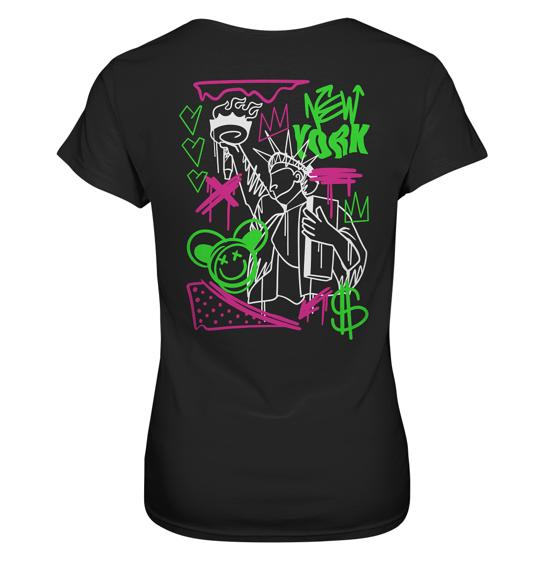 New York Graffiti Street - Ladies Premium Shirt