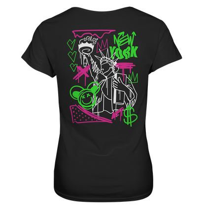 New York Graffiti Street - Ladies Premium Shirt