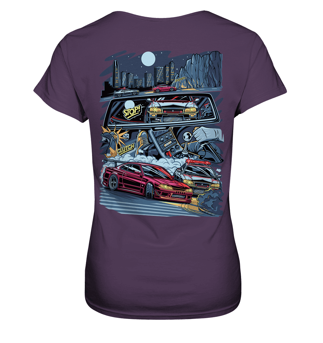 JDM4-Life Comic Pursuit - Ladies Premium Shirt