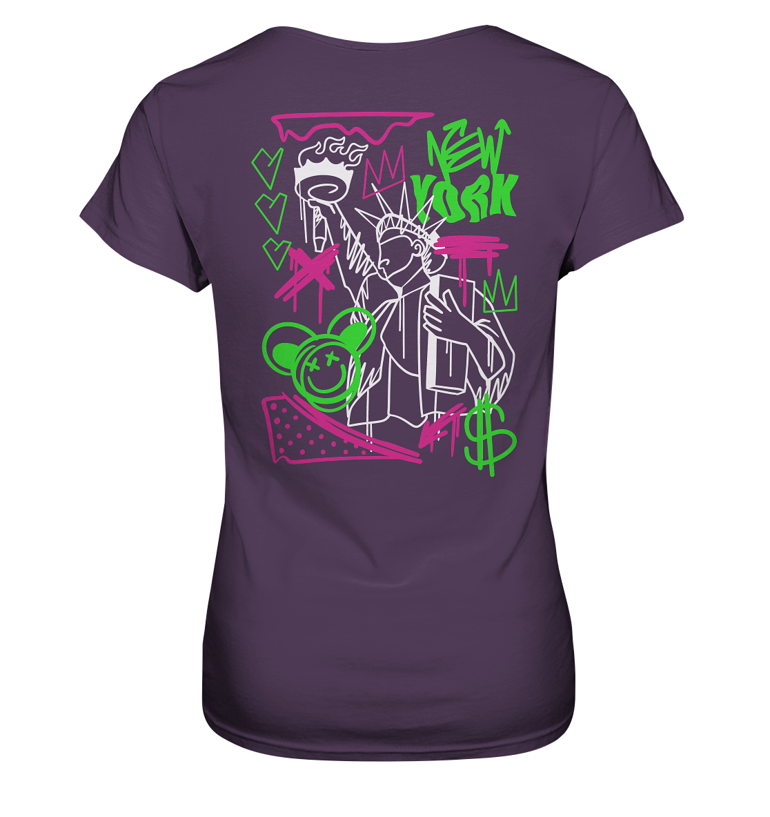 New York Graffiti Street - Ladies Premium Shirt