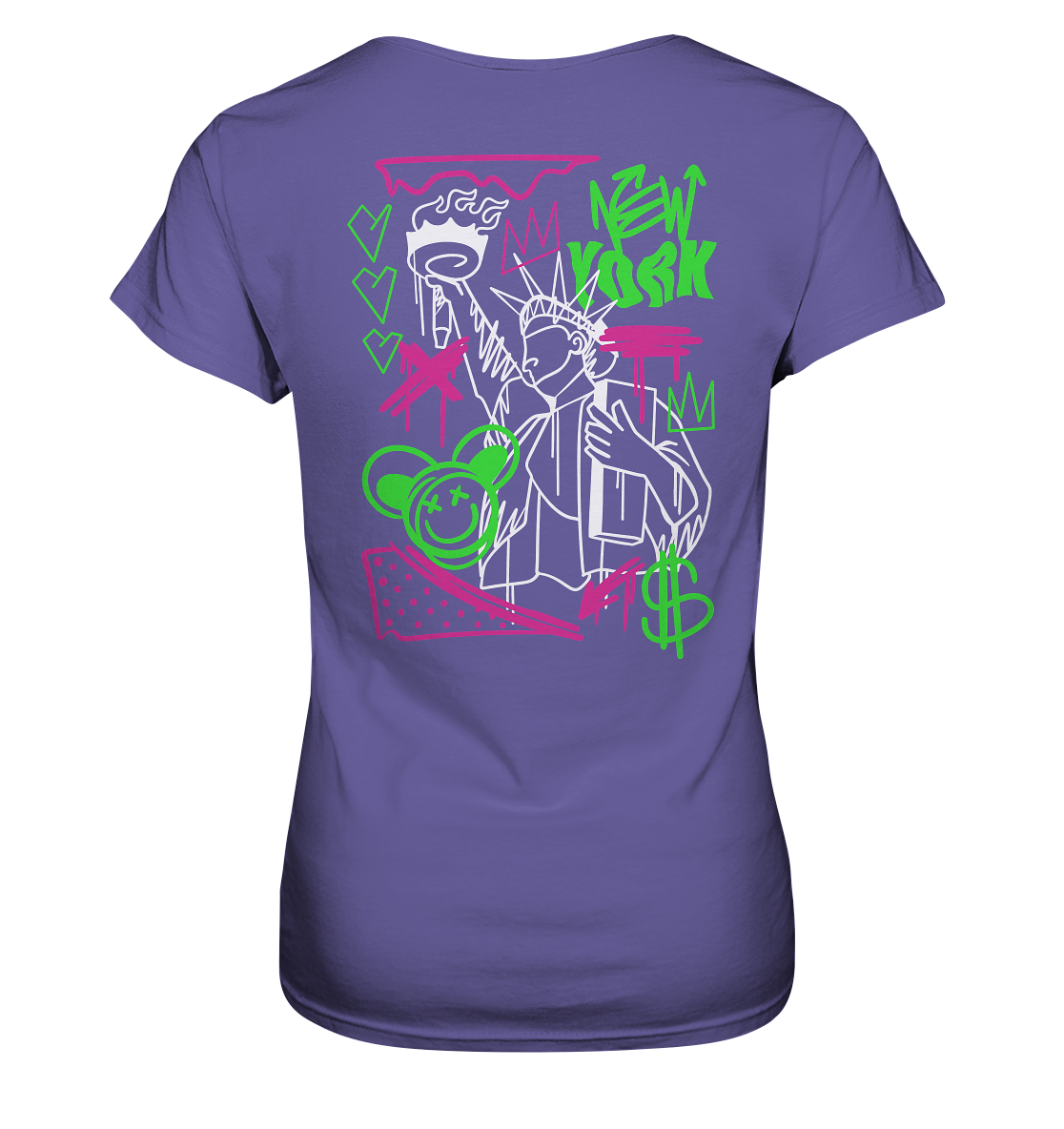 New York Graffiti Street - Ladies Premium Shirt