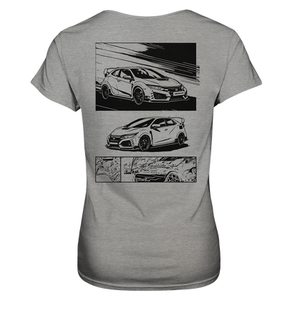 Civic FK2 Front & Back  - Ladies Premium Shirt