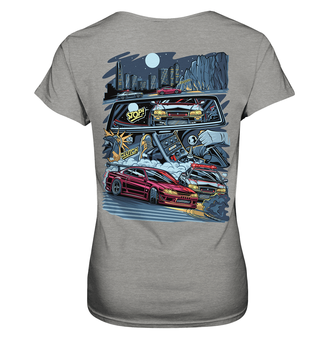 JDM4-Life Comic Pursuit - Ladies Premium Shirt