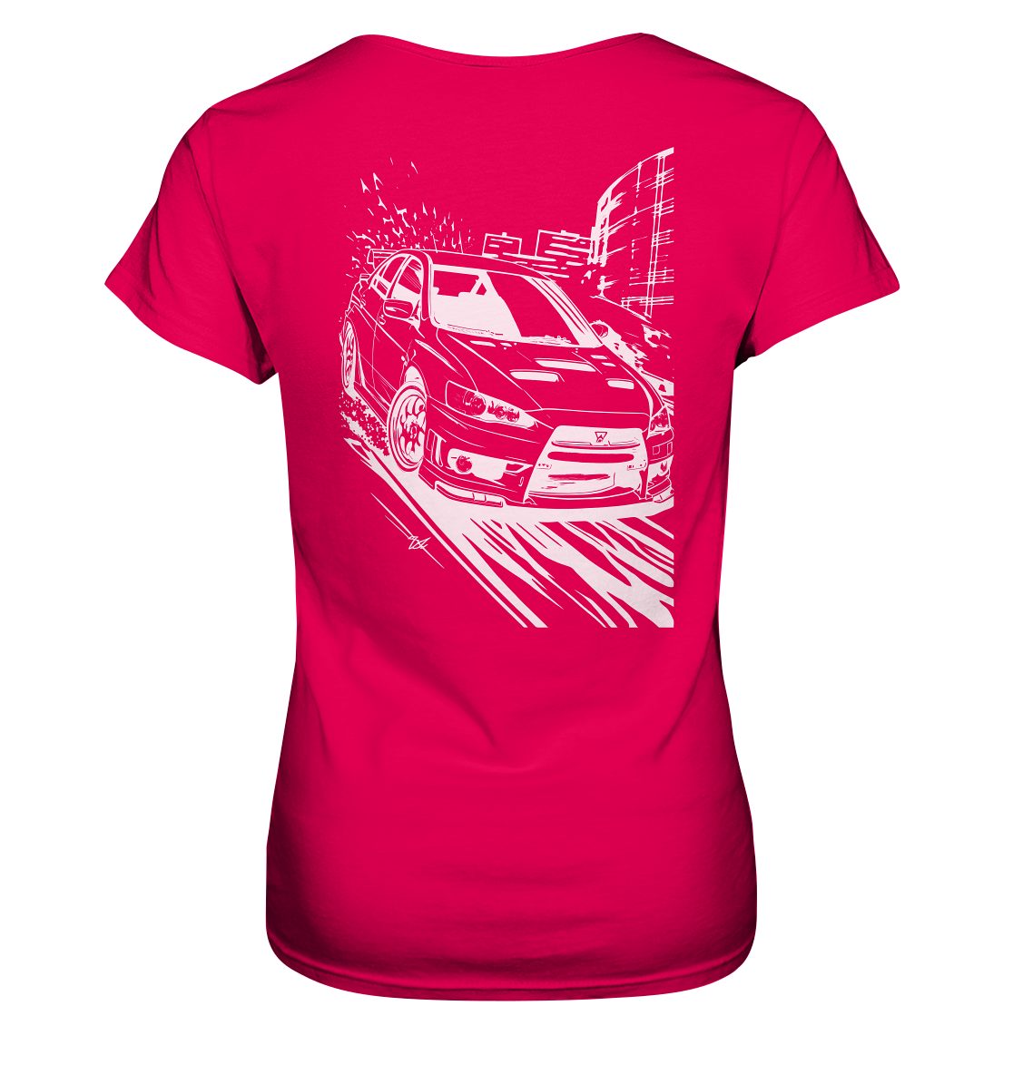 Lancer Zeichnung Street  - Ladies Premium Shirt