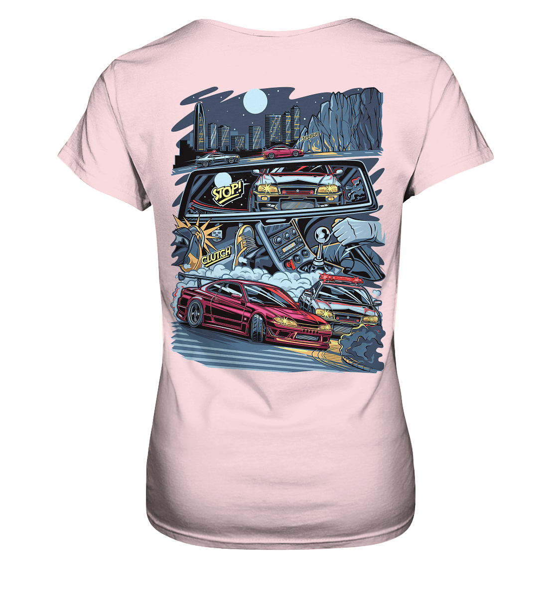 JDM4-Life Comic Pursuit - Ladies Premium Shirt