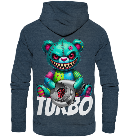 Zombie Turbo Teddy - Organic Fashion Hoodie