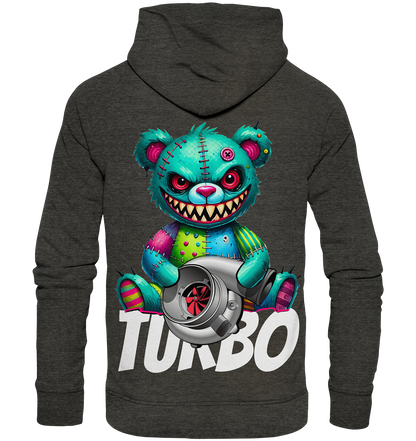 Zombie Turbo Teddy - Organic Fashion Hoodie