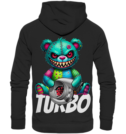 Zombie Turbo Teddy - Organic Fashion Hoodie