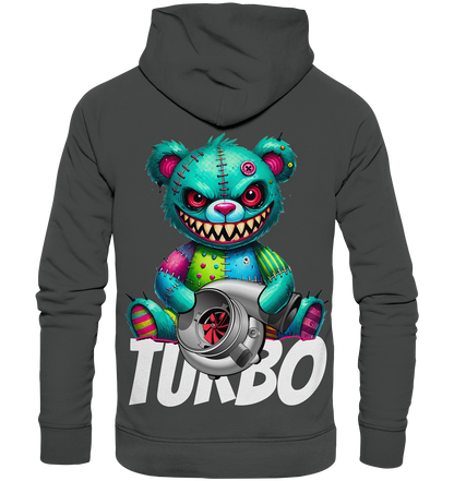 Zombie Turbo Teddy - Organic Fashion Hoodie