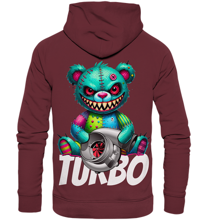 Zombie Turbo Teddy - Organic Fashion Hoodie