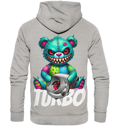 Zombie Turbo Teddy - Organic Fashion Hoodie