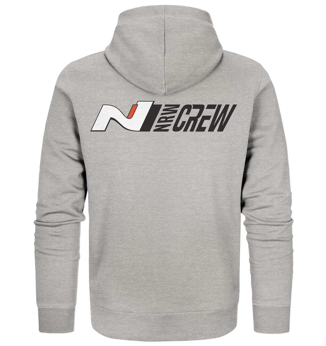 #N_NRW_CREW mit Name beidseitig  - Organic Zipper