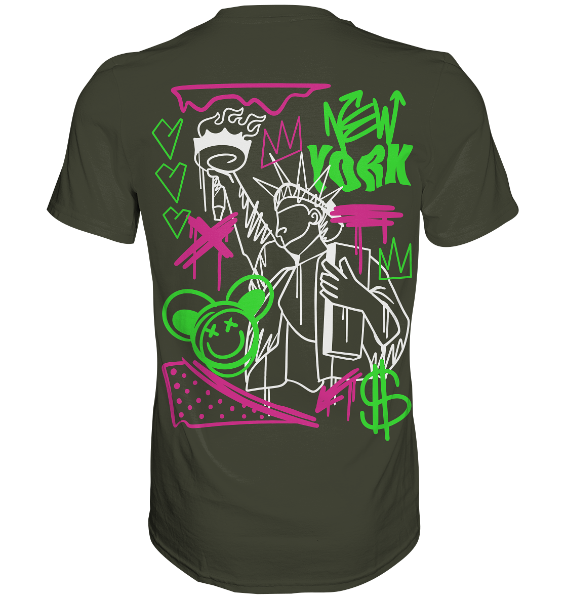 New York Graffiti Street - Premium Shirt