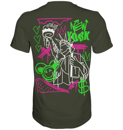 New York Graffiti Street - Premium Shirt