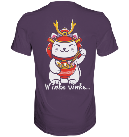 Winke Winke Katze.... - Premium Shirt