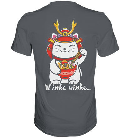 Winke Winke Katze.... - Premium Shirt