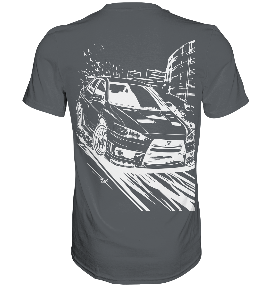 Lancer Zeichnung Street  - Premium Shirt