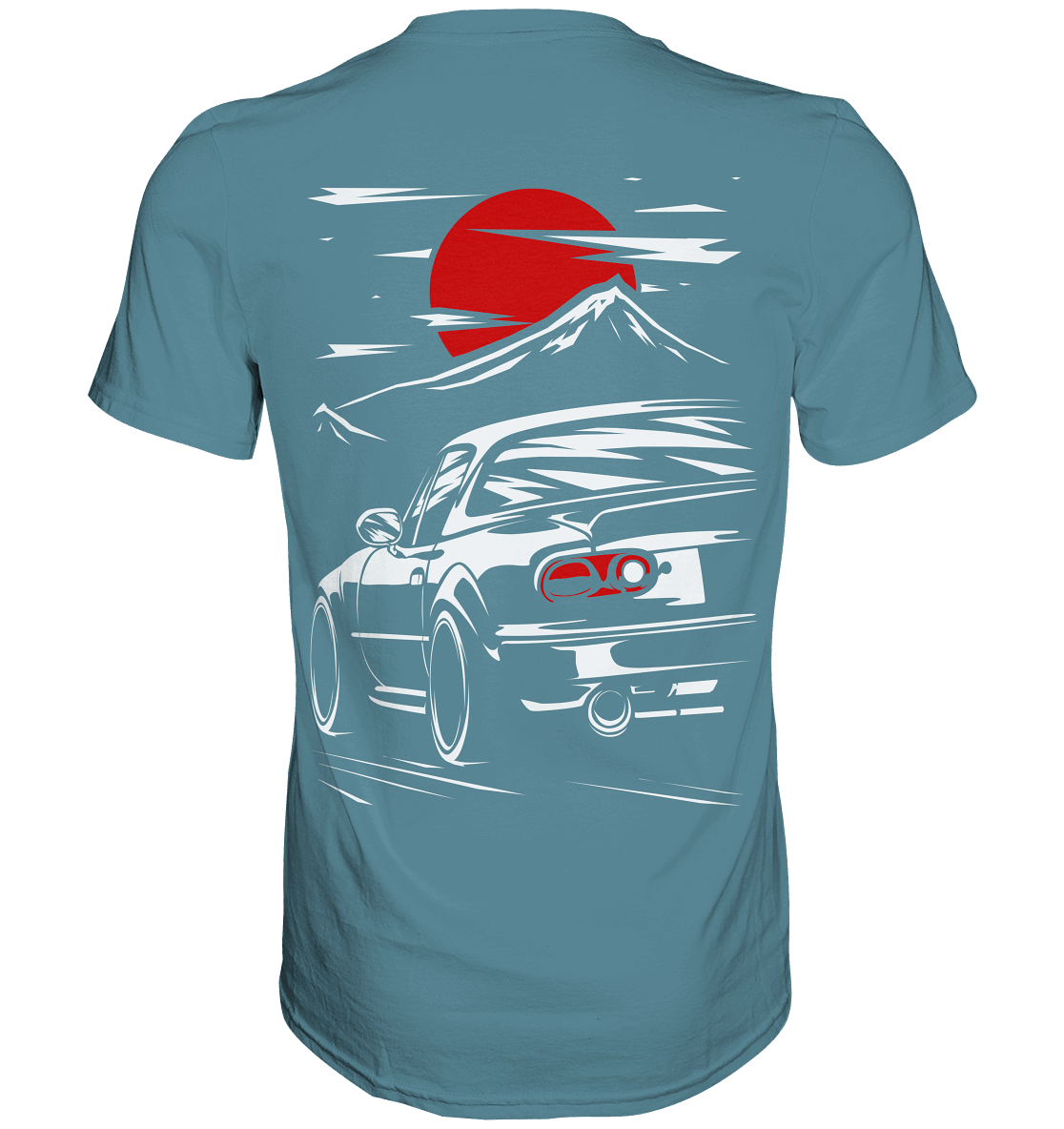 MX-5 Sunset Sketch - Premium Shirt