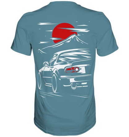 MX-5 Sunset Sketch - Premium Shirt