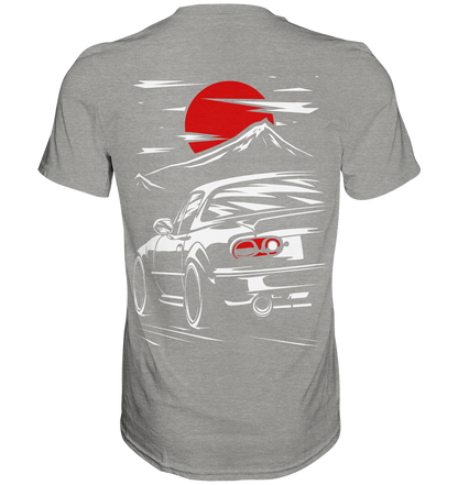 MX-5 Sunset Sketch - Premium Shirt