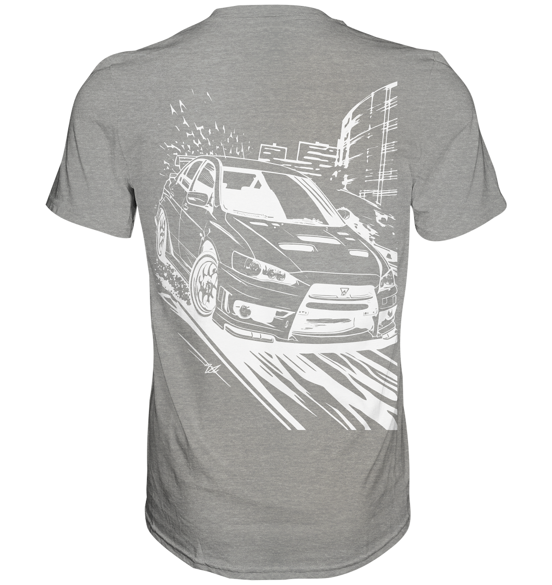 Lancer Zeichnung Street  - Premium Shirt