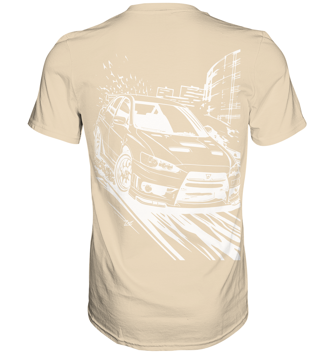 Lancer Zeichnung Street  - Premium Shirt