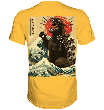 Japanese Catzilla Wave - Premium Shirt