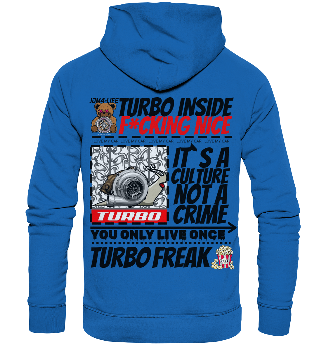 Turbo Inside snake  - Premium Unisex Hoodie