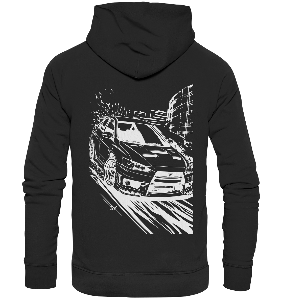 Lancer Zeichnung Street  - Premium Unisex Hoodie