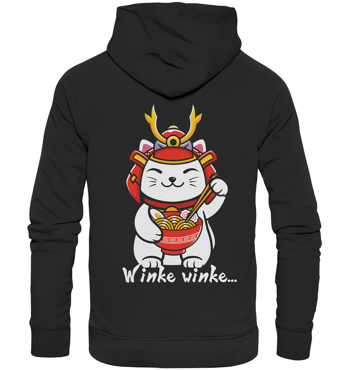 Winke Winke Katze.... - Premium Unisex Hoodie