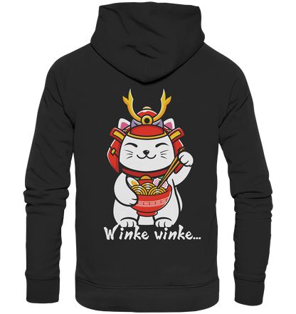 Winke Winke Katze.... - Premium Unisex Hoodie