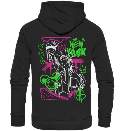 New York Graffiti Street - Premium Unisex Hoodie