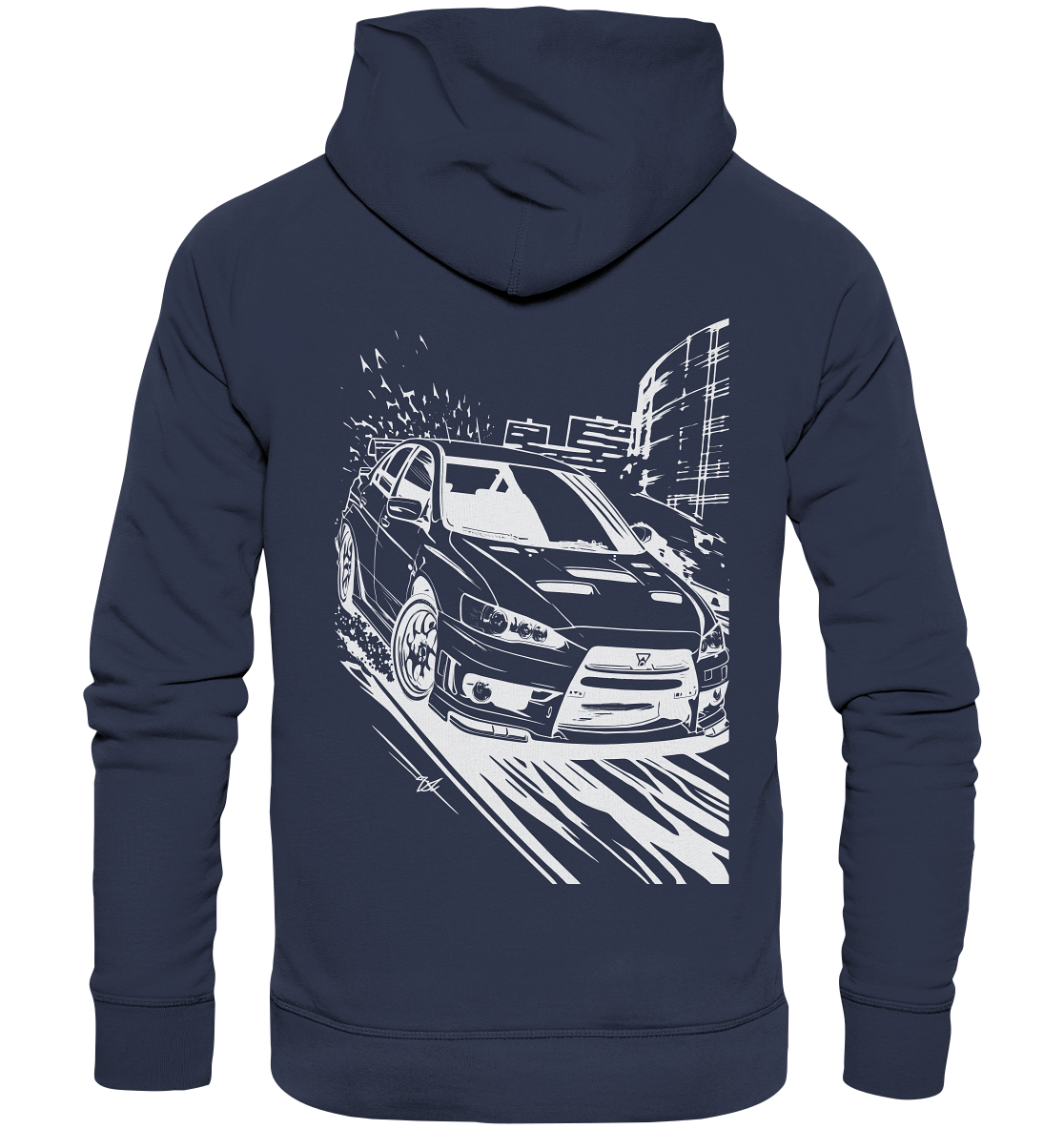 Lancer Zeichnung Street  - Premium Unisex Hoodie