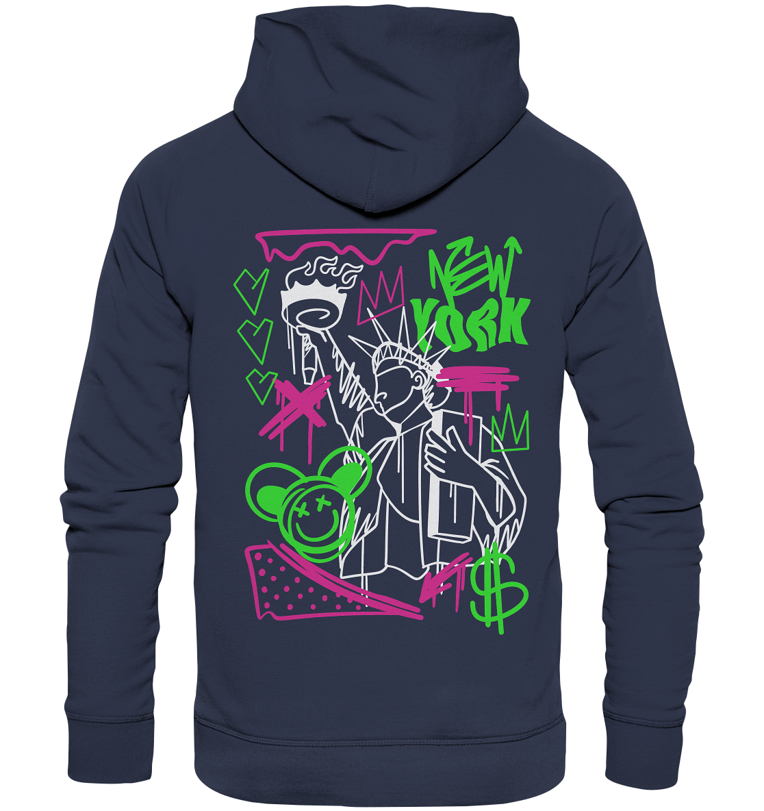 New York Graffiti Street - Premium Unisex Hoodie