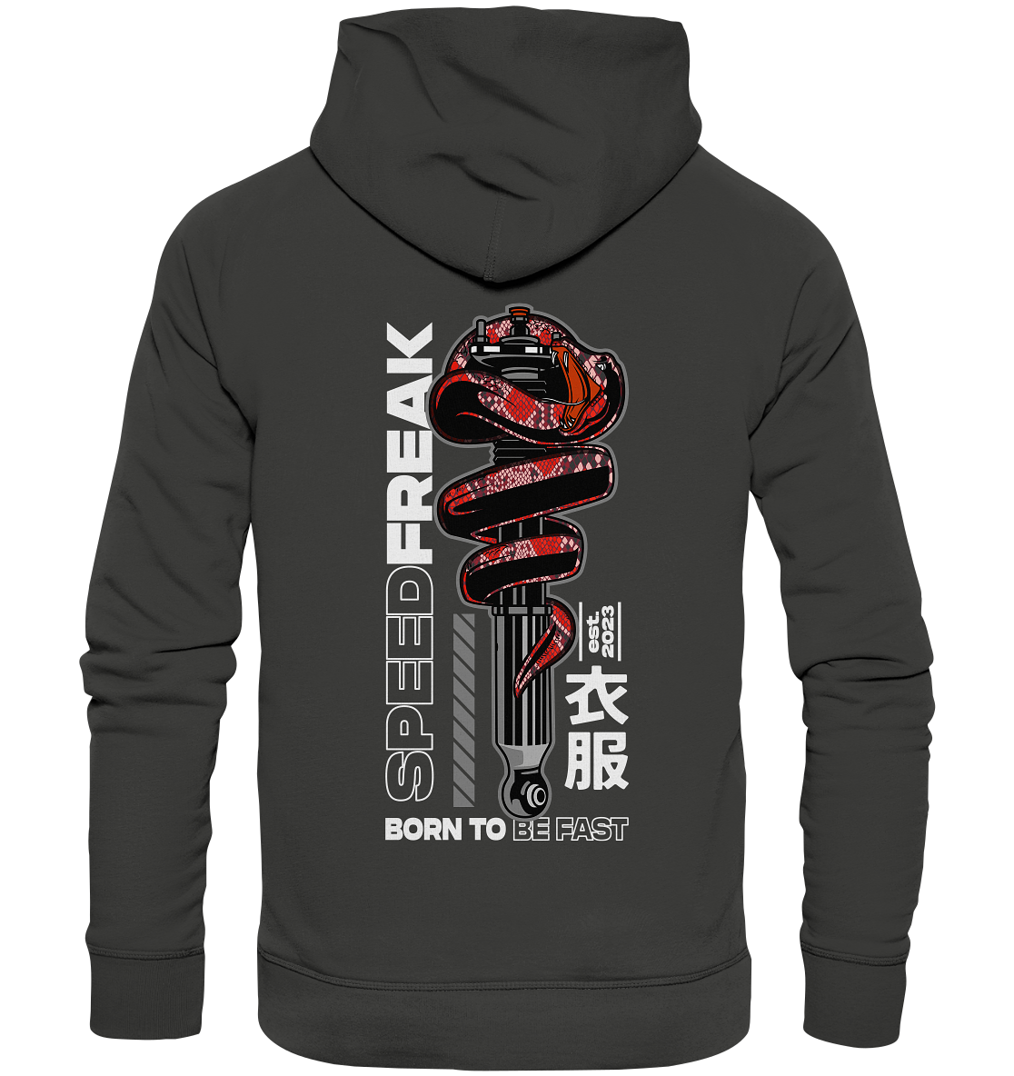 Coiled Static Snake - Premium Unisex Hoodie