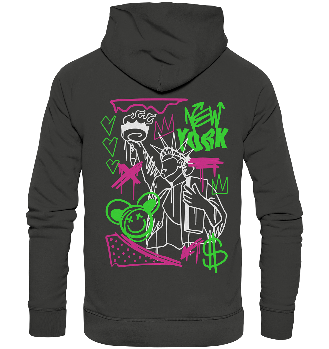 New York Graffiti Street - Premium Unisex Hoodie