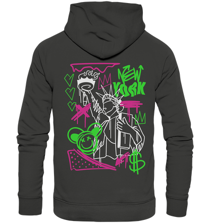 New York Graffiti Street - Premium Unisex Hoodie