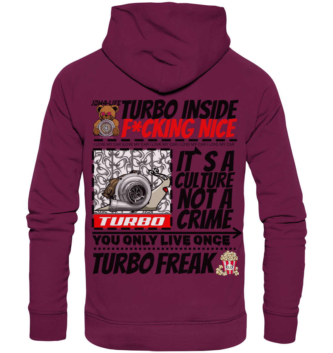 Turbo Inside snake  - Premium Unisex Hoodie